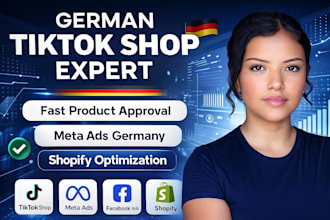 setup and approve your german tiktok shop products fast with full optimization