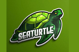 design awesome turtle logo with unlimited revisions