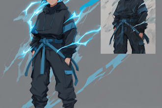 draw anime or manga character design