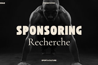 find sponsors for your project, event or brand