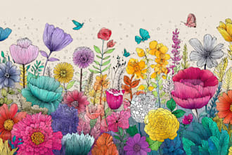 draw anything for coloring book