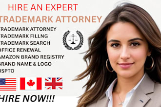 be uspto trademark attorney, registration, US licensed, amazon, patent attorney