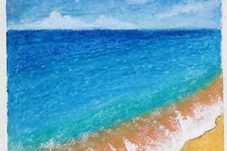 create beautiful scenery paintings for you
