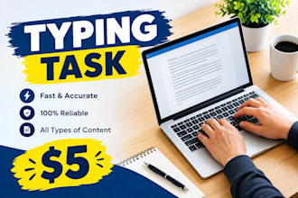 do rapid typing, retype, scanned documents typing, online fast typist