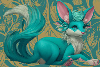draw adorable furry art and cute characters for you
