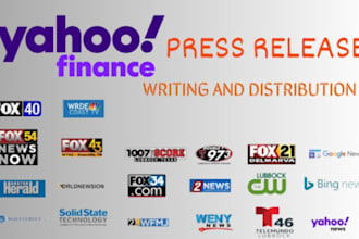 write, distribute music press release yahoo finance google news public relations