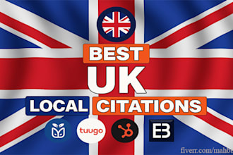 create UK local citations and business directory listings for local SEO