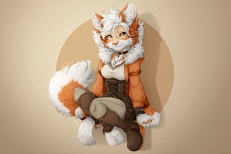do furry art, fursona, sfw furry character art