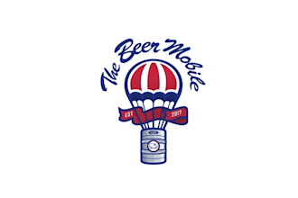 design best quality minimal beer mobile logo