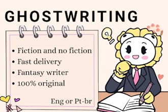write anything oc lore, fanfic, original story etc
