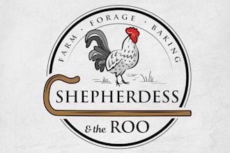 design a retro vintage premium agriculture farm logo