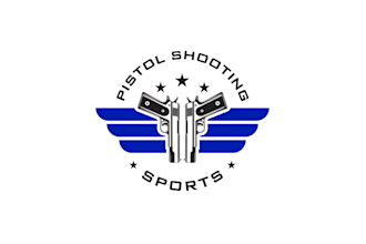 design a modern custom shooting gun sport logo