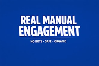 grow your instagram or tiktok with real manual engagement