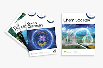 design scientific journal cover for publication
