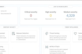 provide soc monitoring, threat detection, and linux security