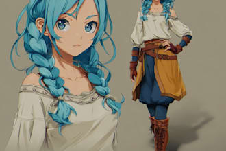 design a game character