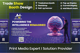 design trade show booth graphics backdrops banners eye catching trade show booth