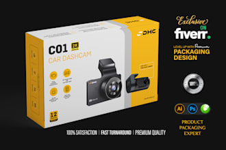 do box packaging design and product packaging design with source file, mockup