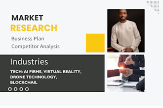 conduct market research and create a solid business plan for your tech company