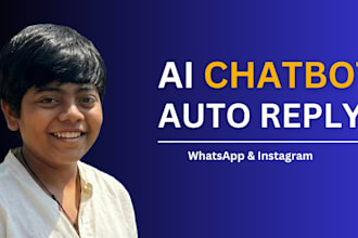 create whatsapp, instagram ai auto reply chatbot and zapier workflow automation