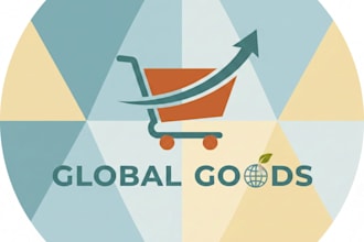 design a professional shop and retail logo