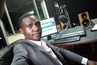 do excellent african accent voiceovers plus free PR consultation