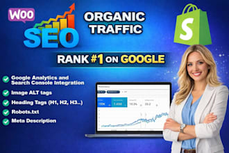 improve ecommerce SEO for shopify or woocommerce to rank on top