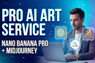 create pro ai art using nano banana pro, midjourney, chatgpt