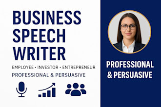 make your business speech perfect