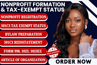 be non profit registration consultant, 501c3 tax exempt, reinstate 501c3, bylaw
