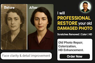 repair damaged photos using ai restoration