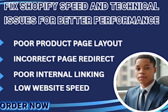 fix shopify speed and technical issues