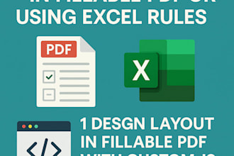 create invoice, quote, pricelist, forms in fillable PDF or using excel rules app