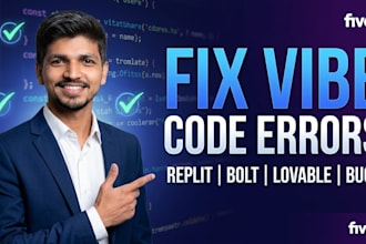 fix vibe code errors, vibe coding bugs on replit, lovable, bolt