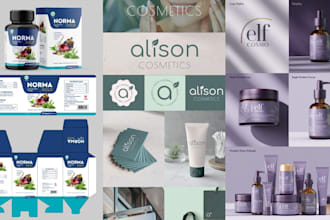 do brand product label design and product packaging design