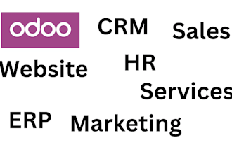 setup oddo website , erp , CRM , ecommerce store and other