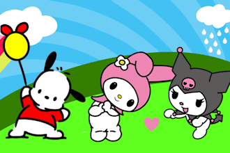 make sanrio characters and kawaii cartoon characters for you