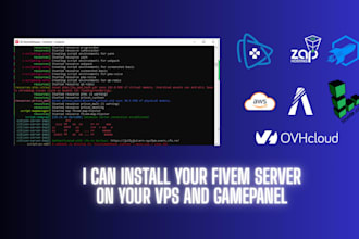 install your fivem server on vps or gamepanel