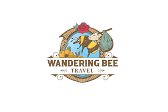 do minimalist sweet bee or honey seller company logo design