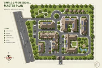 do site plan, masterplan and landscape design
