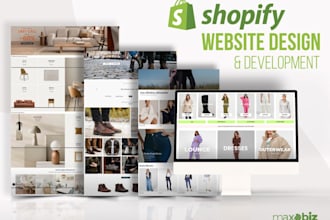 create shopify website for e commerce and dropshipping