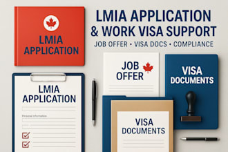 deliver lmia application job offer support work visa and documentation