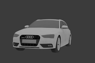 create 3d car model for 3d print