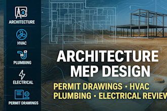 do architecture mep design permit drawings hvac plumbing electrical