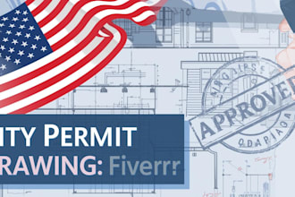 stamp review architectural engineering floor plan mep city permit approval