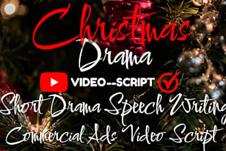 write youtube scripts video scripts writing short drama ads storytelling content