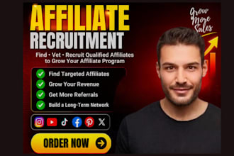 recruit affiliates to your affiliate program, affiliate recruitment, mlm recruit