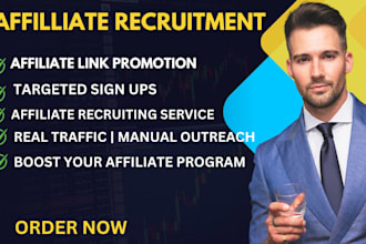 recruit affiliates to your affiliate program, affiliate recruitment, mlm recruit
