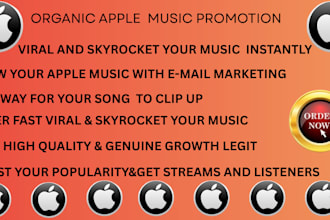 do professional apple music promotion using email marketing campaign