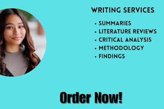 summarize, critically analyze, and review research content and books